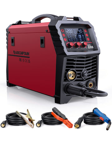 ARCCAPTAIN MIG200 Multi Process MIG Welder 200 Amps 230V Aluminium Welder