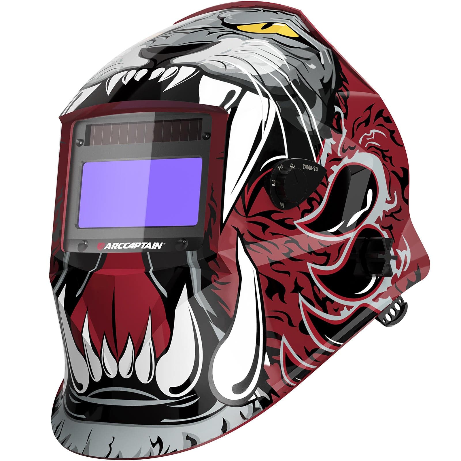 Automatischer Schweißhelm, Solar-Schweißhelm Mit Automatischer Verdunkelung Groer Sicht Schweihelm 82080388 Automatischer Schweißhelm, Solar-Schweißhelm Mit Automatischer Verdunkelung Groer Sicht Schweihelm 82080388