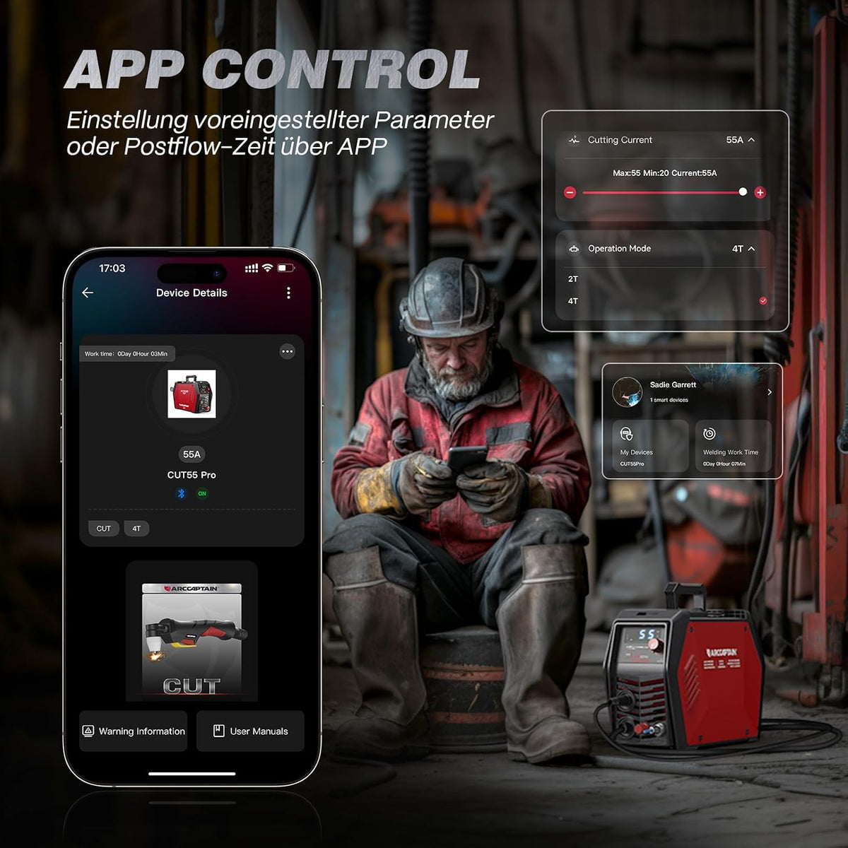 CUT55 Pro Pilot Arc Plasma Cutter